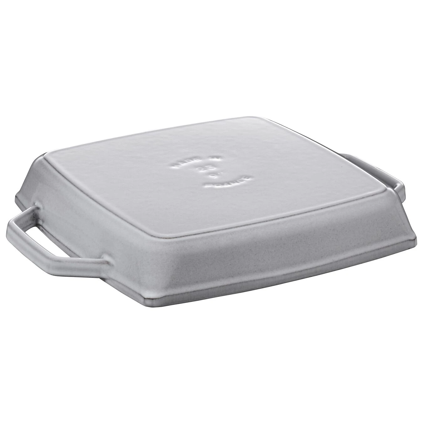 Staub Grill Quadrata - 23 X 23 Cm, Colore Grigio Grafite - immagine 2