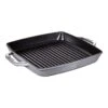 Staub Grill Quadrata - 33 X 33 Cm, Colore Grigio Grafite