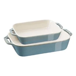 Staub Set Di Pirofile Rettangolare - 2-pz., Turchese Antico