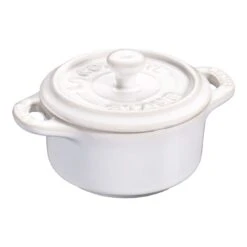Staub Mini Cocotte Rotonda - 10 Cm, Avorio
