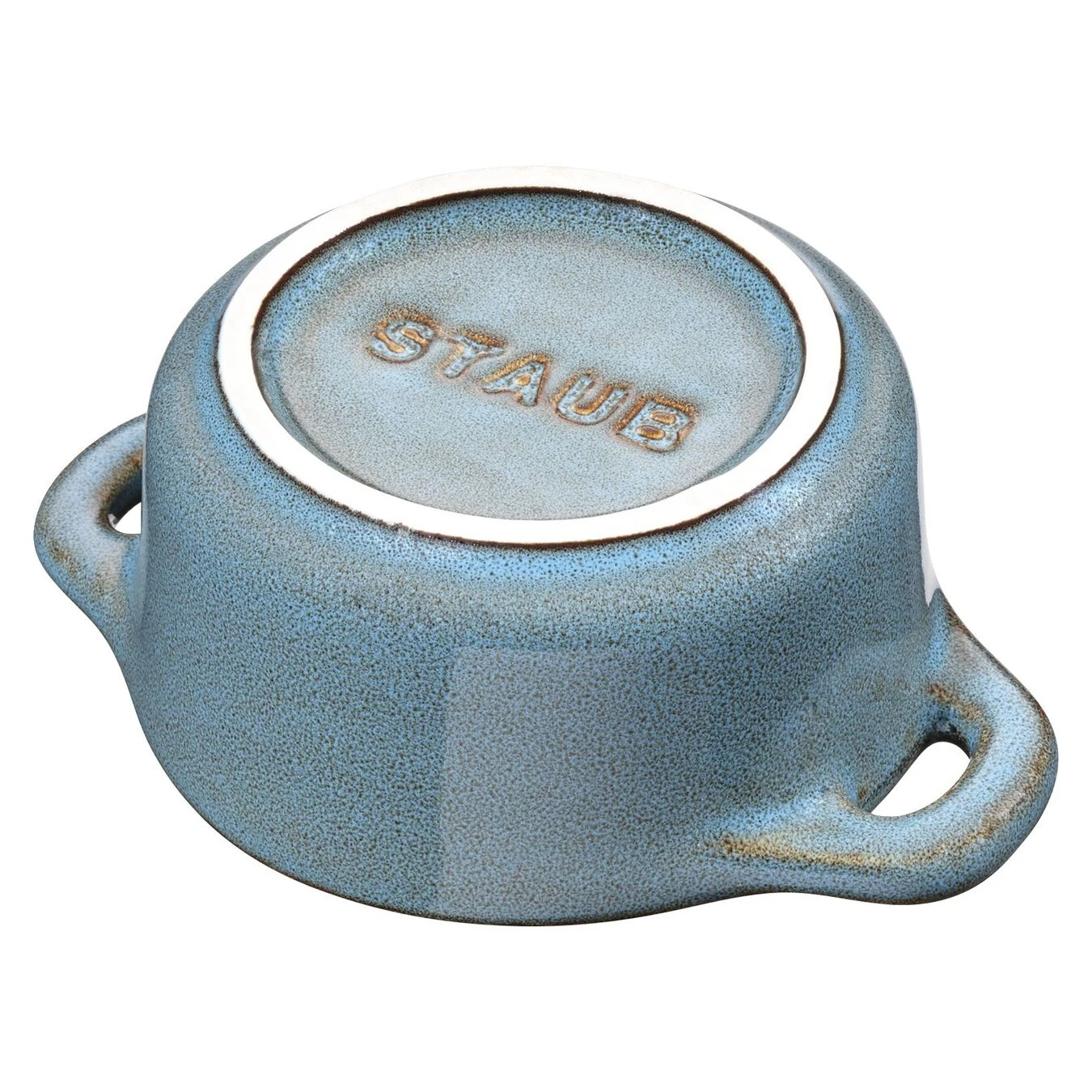 Staub Mini Cocotte Rotonda - 10 Cm, Turchese Antico - immagine 4