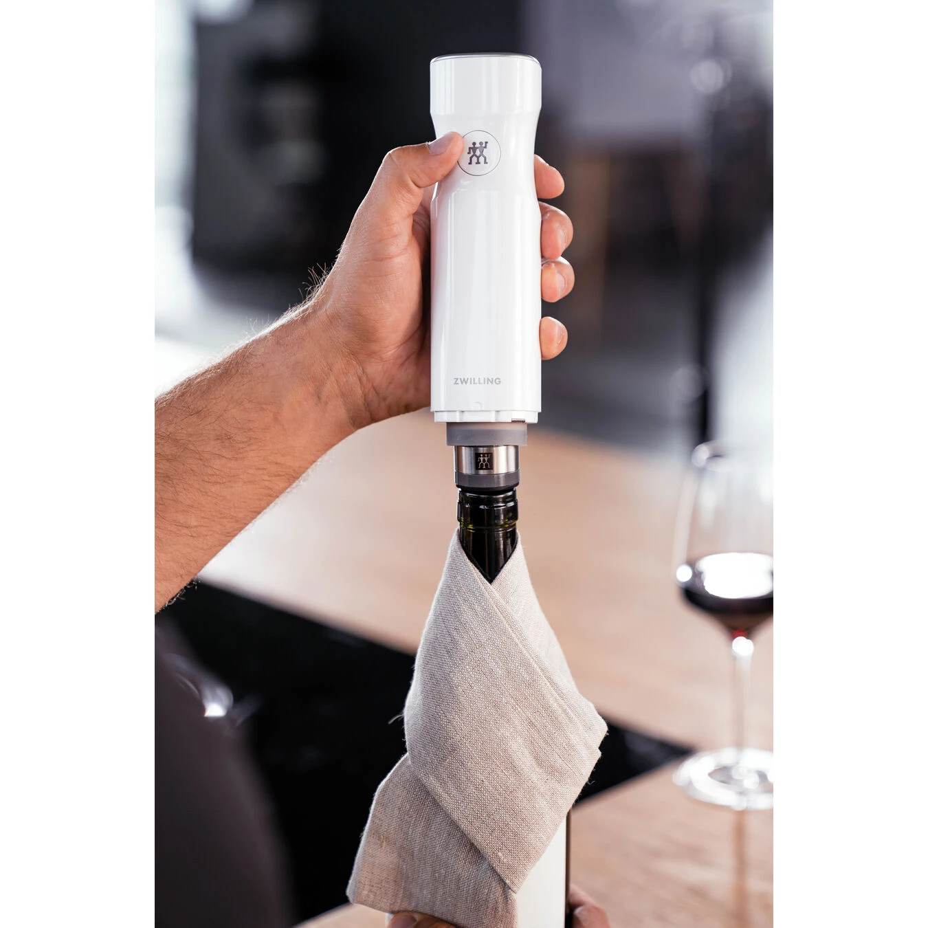 Zwilling Tappo Da Vino Sottovuoto, Grigio - immagine 5
