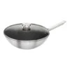 Zwilling Wok - 30 Cm, 18/10 Acciaio Inossidabile, Permaresist Ultra