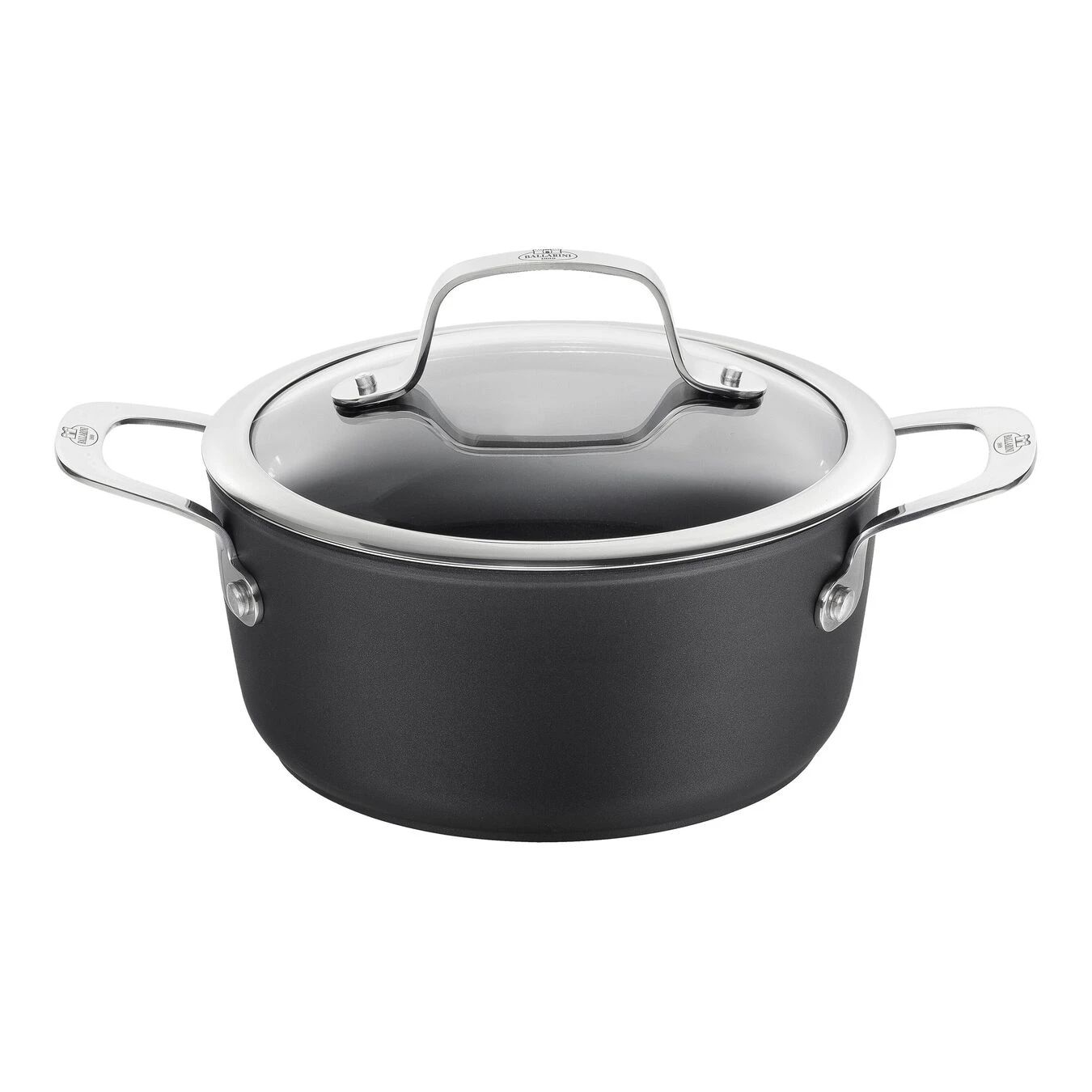 Ballarini Casseruola Con Coperchio - 20 Cm, Alluminio, Keravis Titanium Extreme