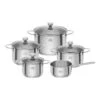 Ballarini Set Di Pentole - 5-pz., 18/10 Acciaio Inossidabile