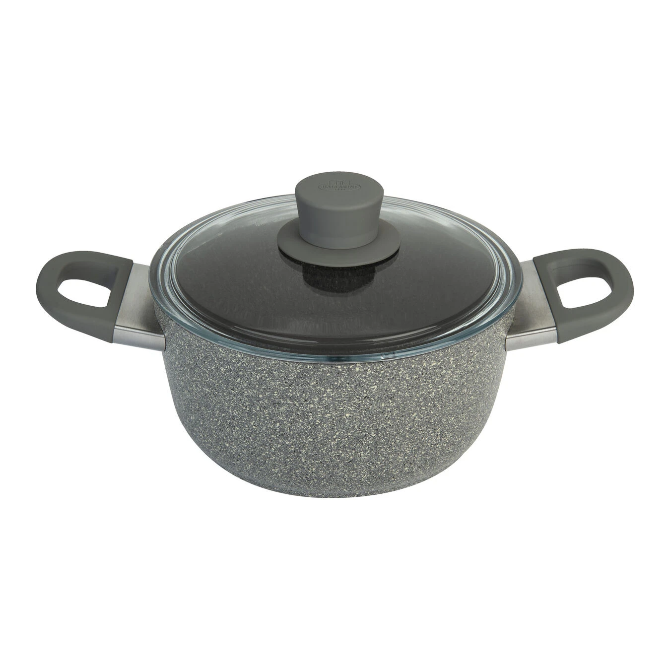 Ballarini Casseruola Con Coperchio - 20 Cm, Alluminio, Granitium Extreme