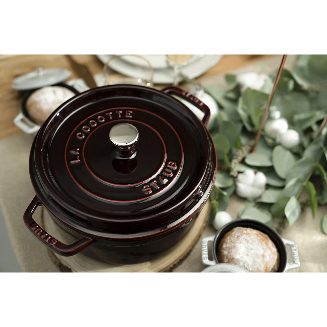 Staub Cocotte Rotonda - 26 Cm, Granatina - immagine 6