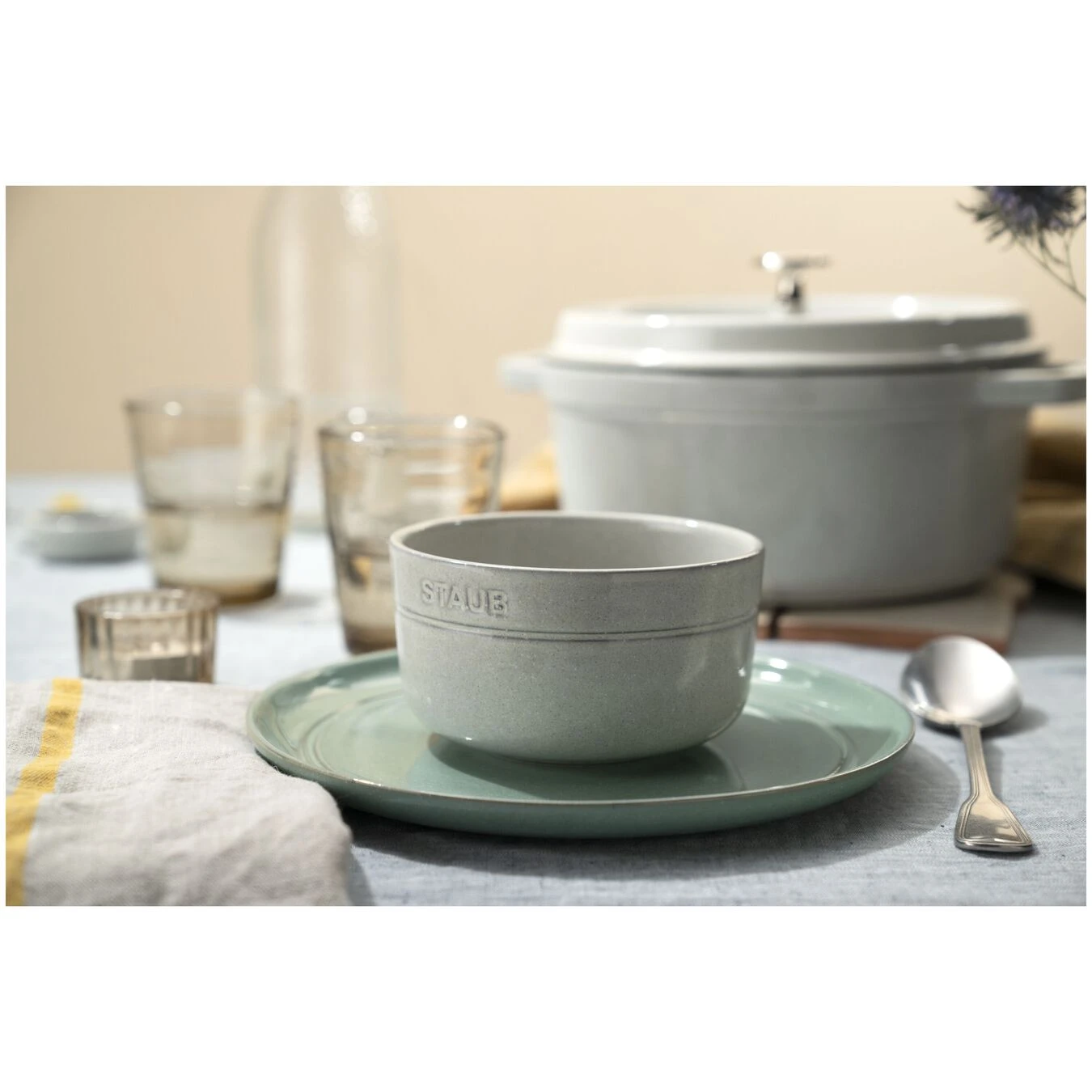 Staub Ciotola Rotonda - 12 Cm, Tartufo Bianco - immagine 4