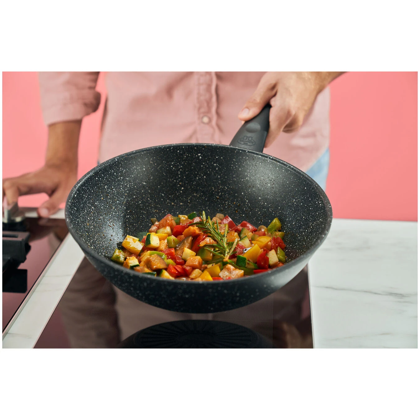 Ballarini Wok - 28 Cm, Alluminio - immagine 6
